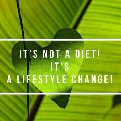 Det er ikke en diæt, det er en livsstilsændring!